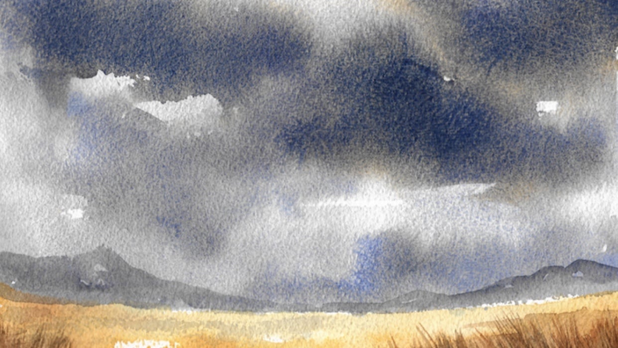 Stormy Sky Study - student project