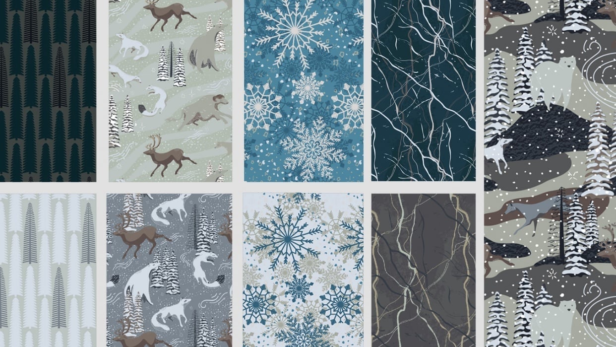 Arctic Winter - 5 Complex Pattern Techniques - student project