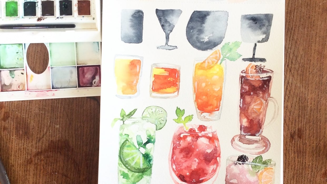 Refreshing Cocktails - student project