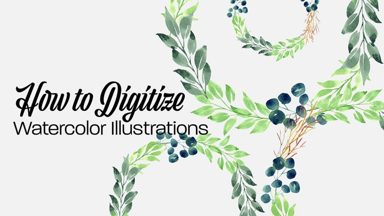 How to Digitize Watercolor Illustration - Sample Project - student project