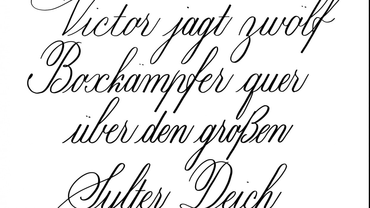 German Pangram - student project