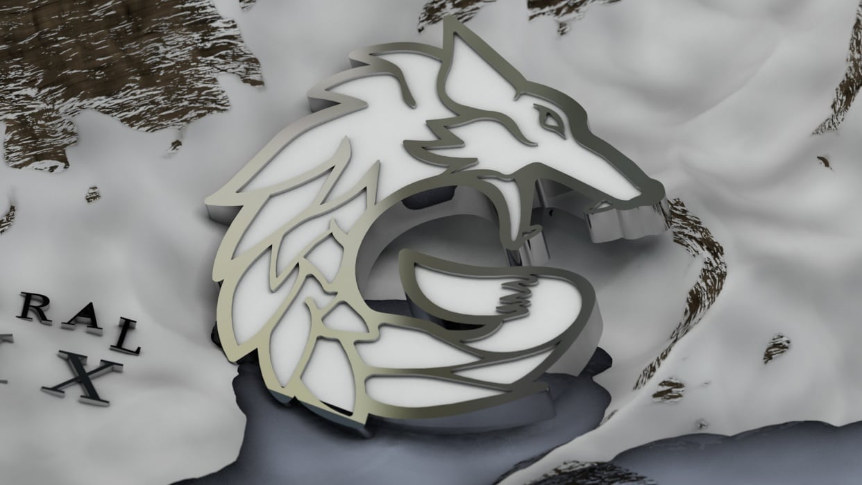 General Foxx 3D logo - student project