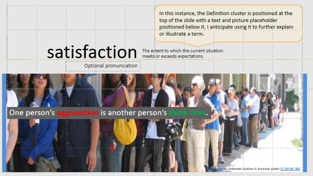 My Definition & Concept Slide Layouts - student project