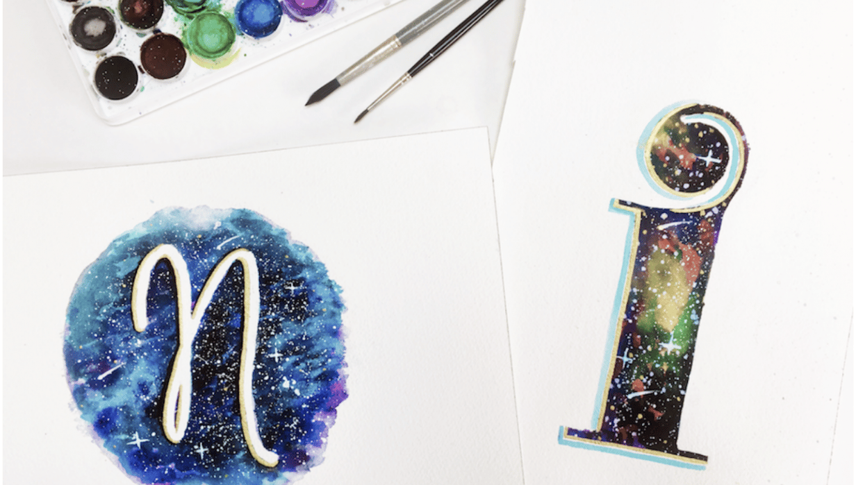 More Galaxy Monograms - student project