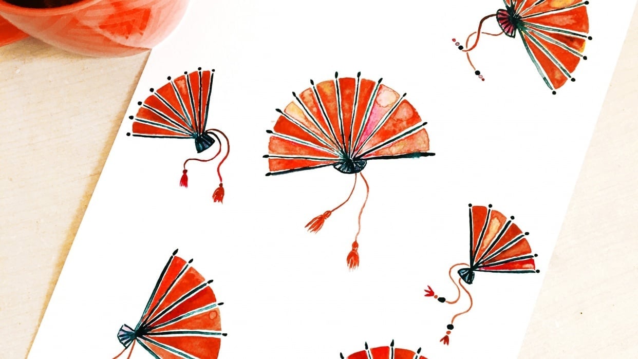 Red fans - student project