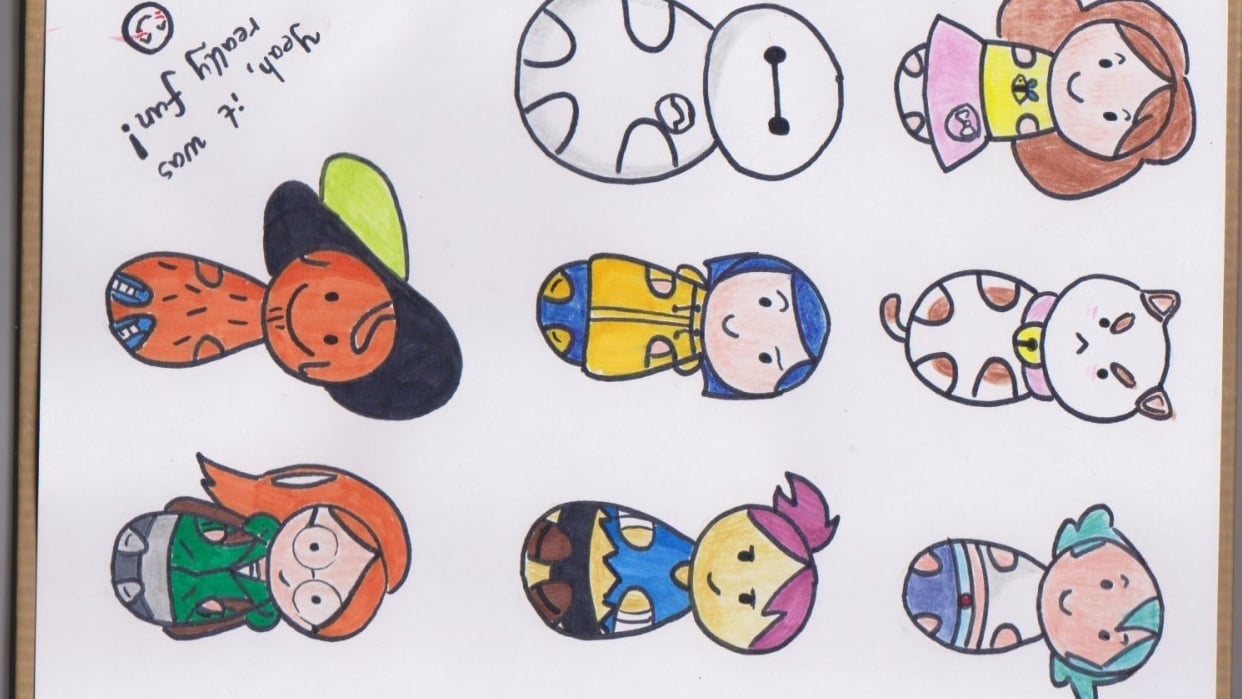 My Cute Cartoon Characters Skillshare Student Project My Cute Cartoon Characters Skillshare Student Project