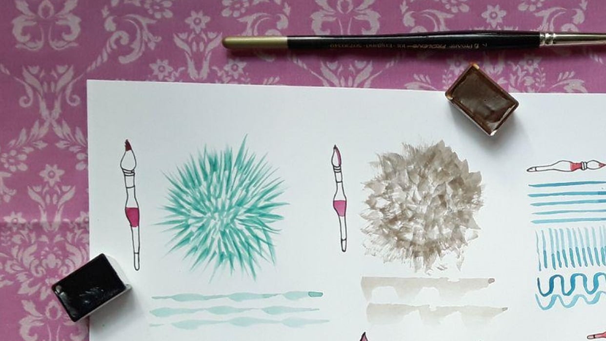 Weekend & watercolors IV - student project