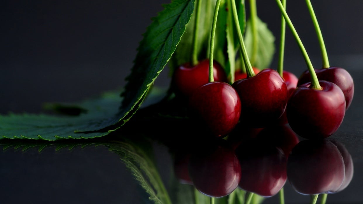 Cherries Reflected - student project