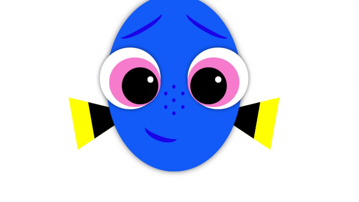 Dory from Finding Dory/Finding Nemo - student project