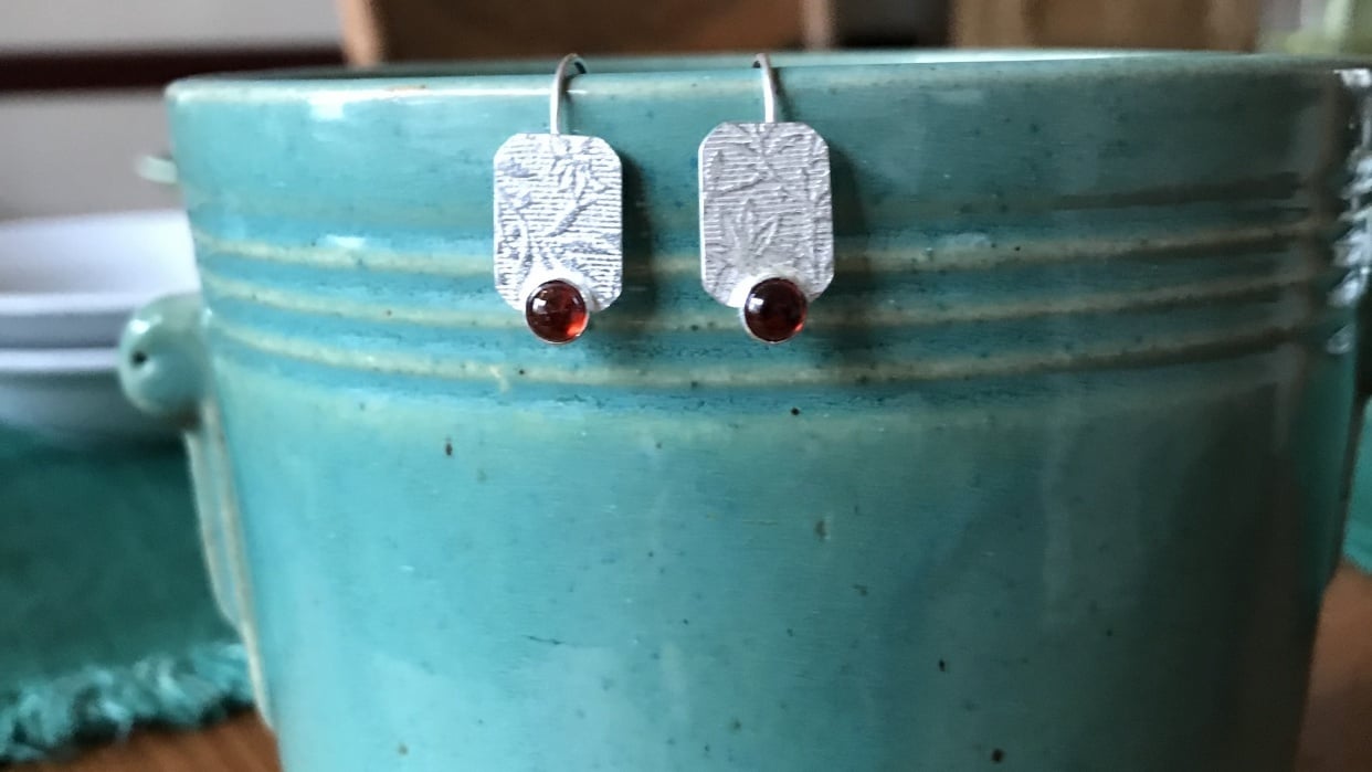 Honeycomb Earrings - student project