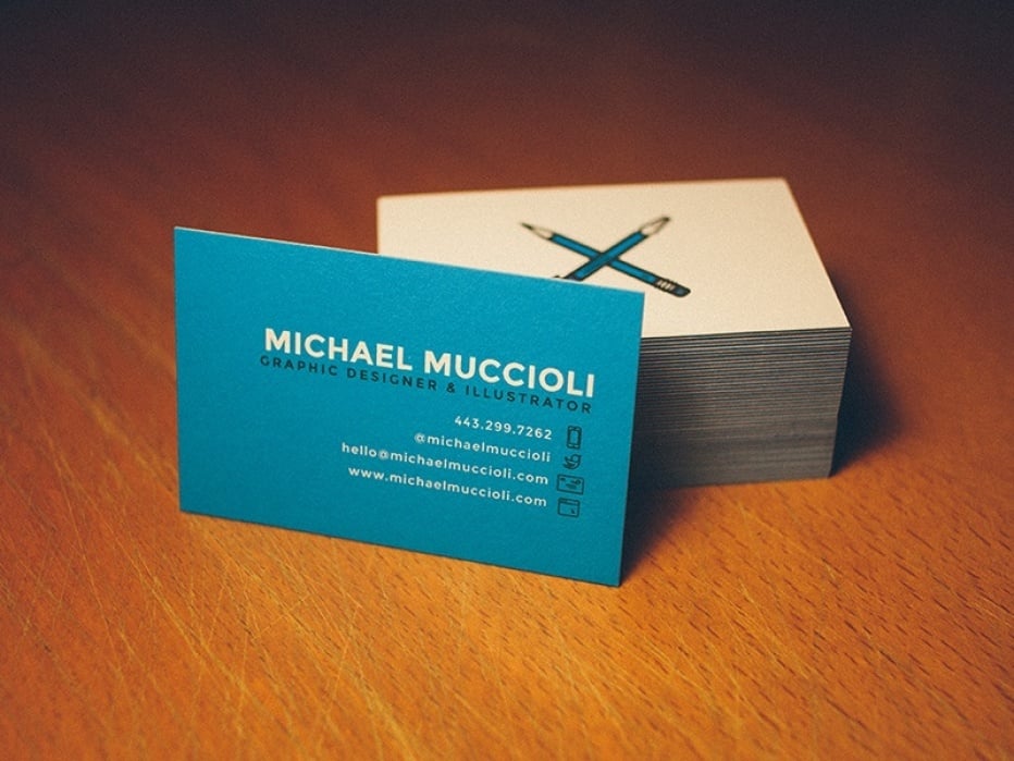 Freelance Business Card - student project