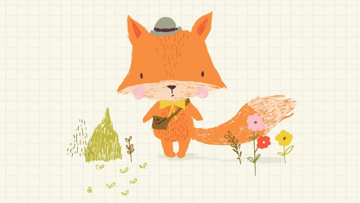 Happy little fox - student project