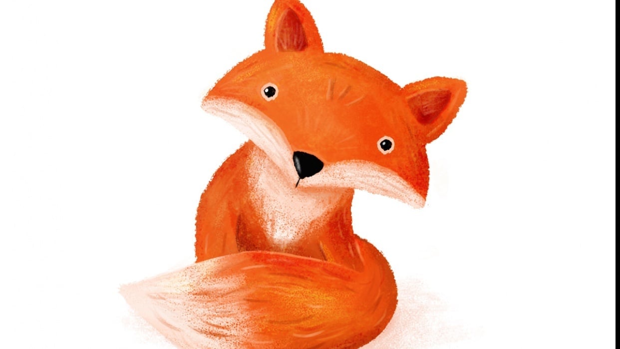 Cute little fox - student project