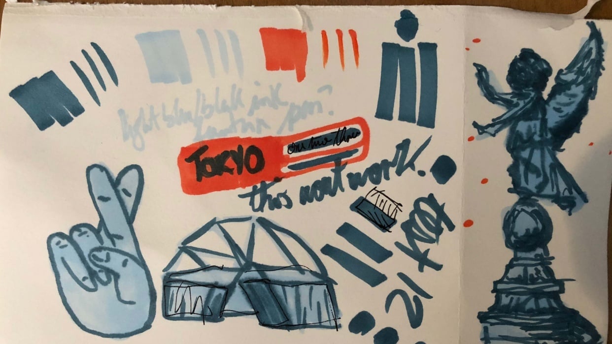 Japan Travel Sketchbook - student project