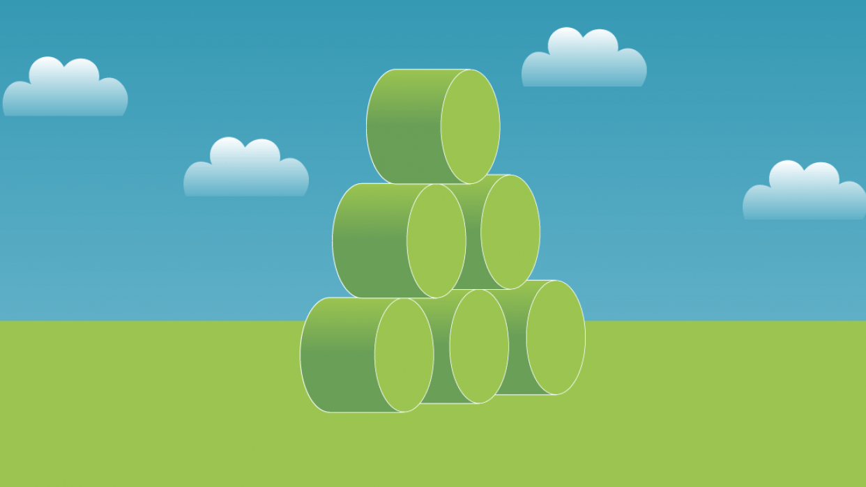 A stack of hay - student project
