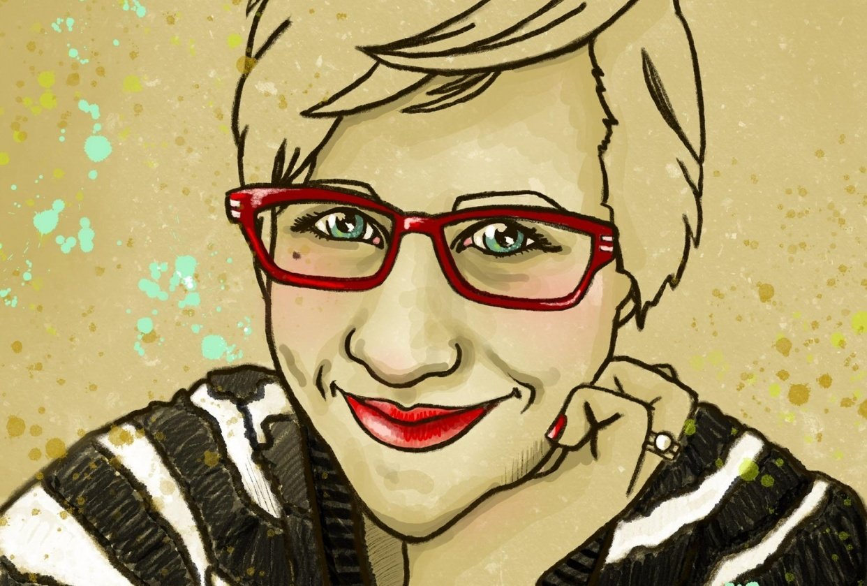 Self-portrait practice - student project