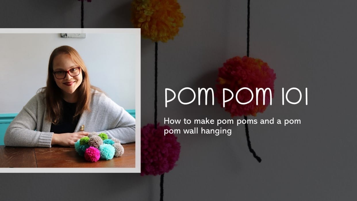 Make a Pom Pom Wall Hanging Skillshare Student Project