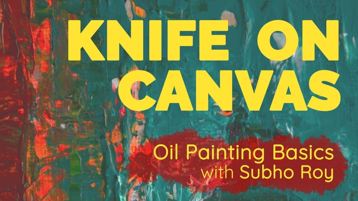 Poster for Oil Painting Workshop - student project