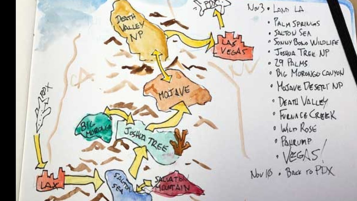 Travel Journal of the SW Road Trip - student project