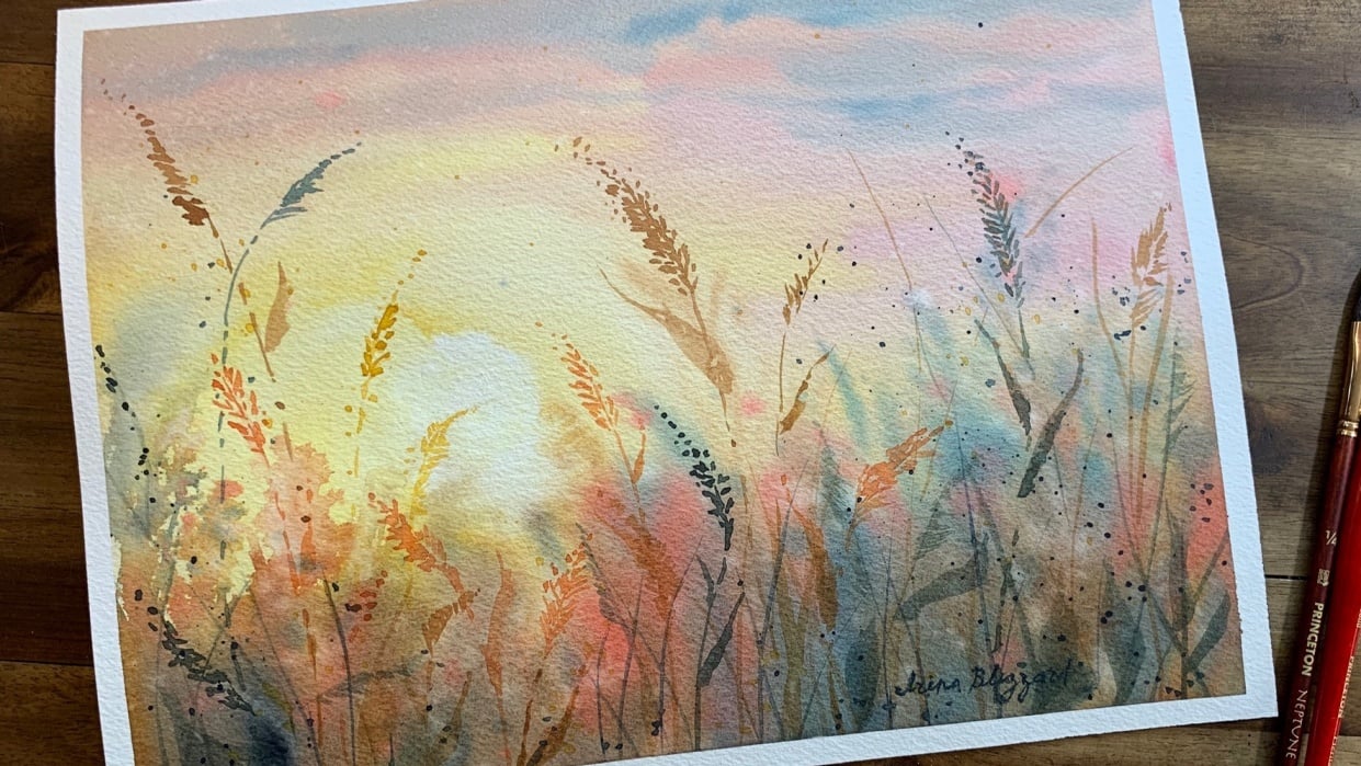 “Resting in a meadow” - student project