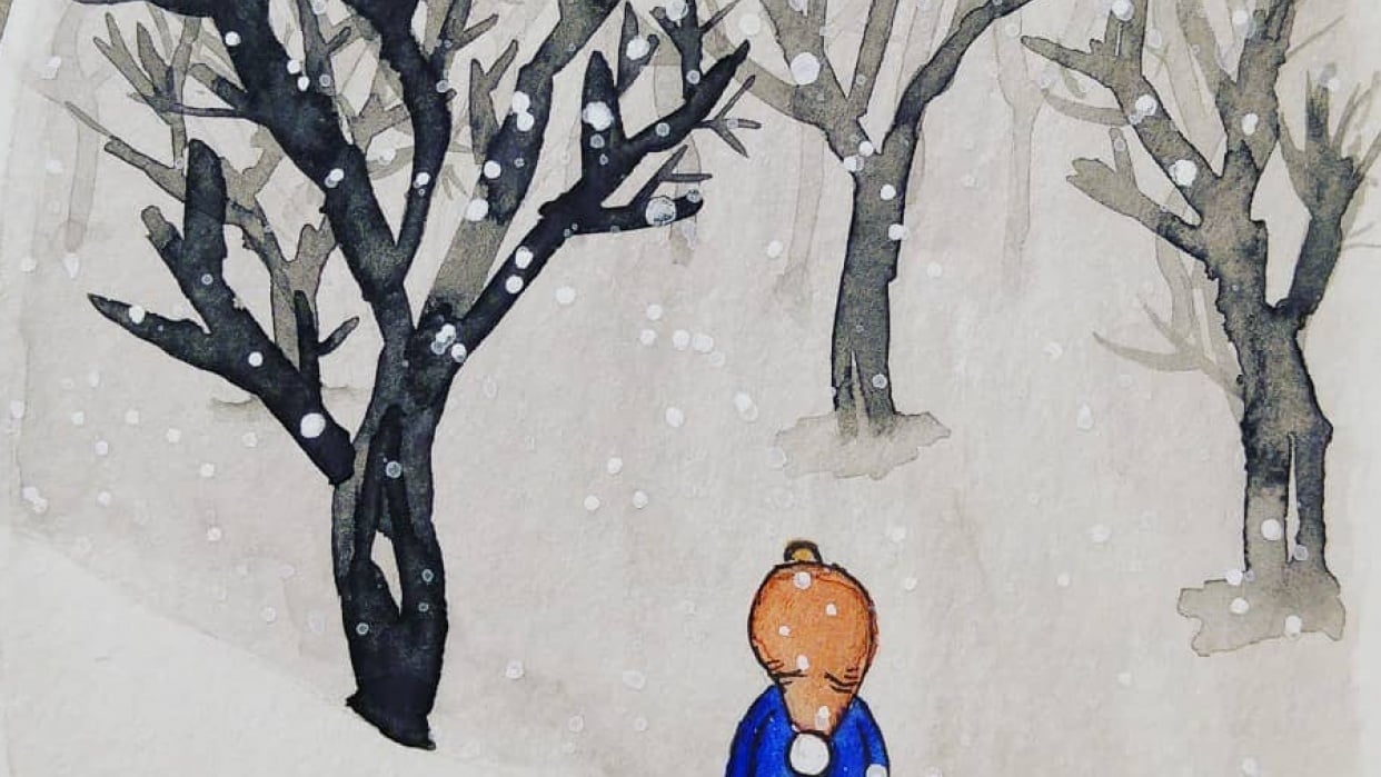 Watching the snow fall - student project