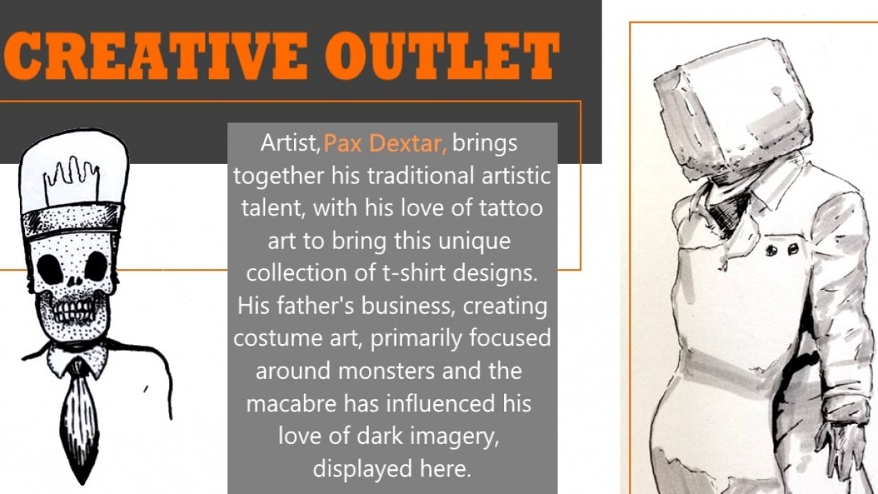 Tshirt brand spread Skillshare Student Project