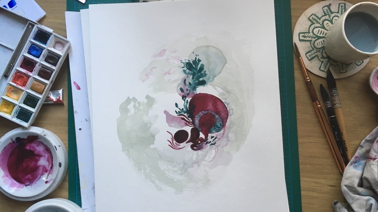 [Sample project] The wonderful world of watercolor - student project