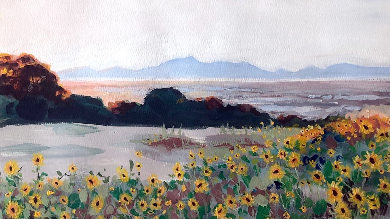 Bountiful Sunset - student project