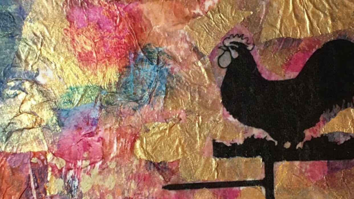 Weather vane mixed media - student project