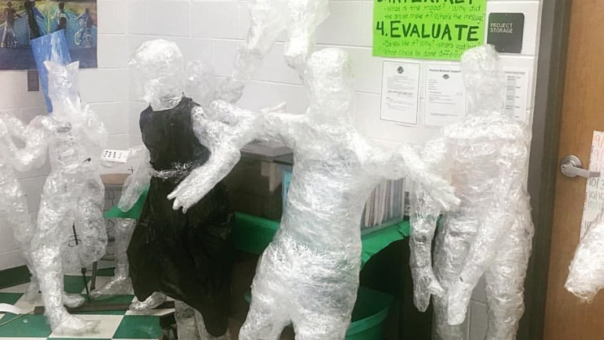 Packing Tape Sculptures Skillshare Student Project