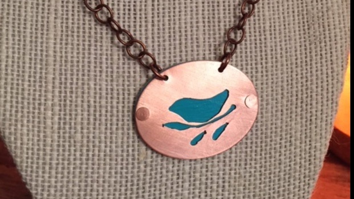 First time with the Jewelers Saw.  Need a thinner File for finishing! - student project