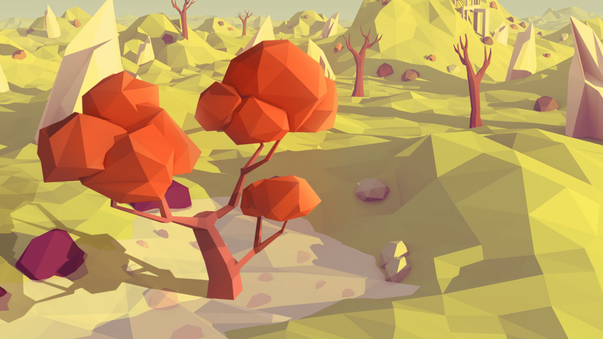 Low Poly Tree - student project