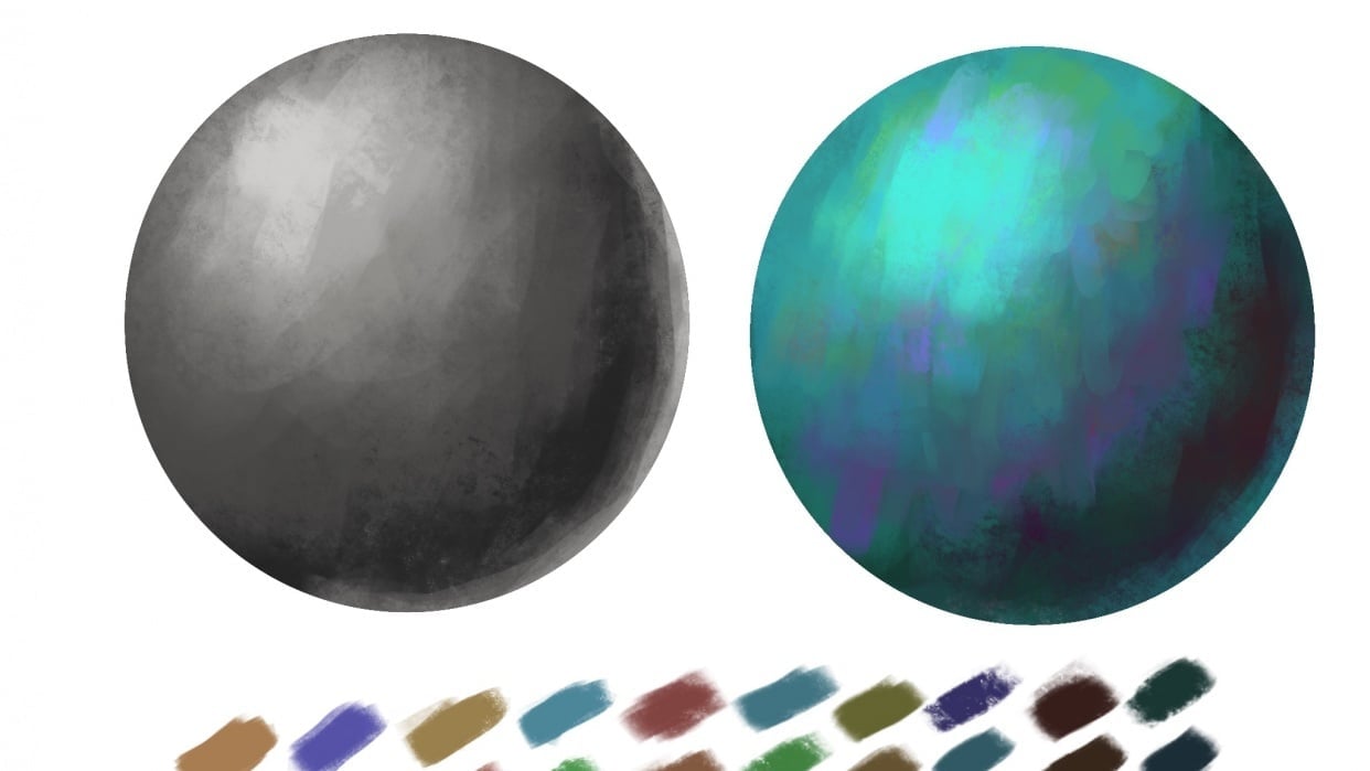 Value and color practices - student project