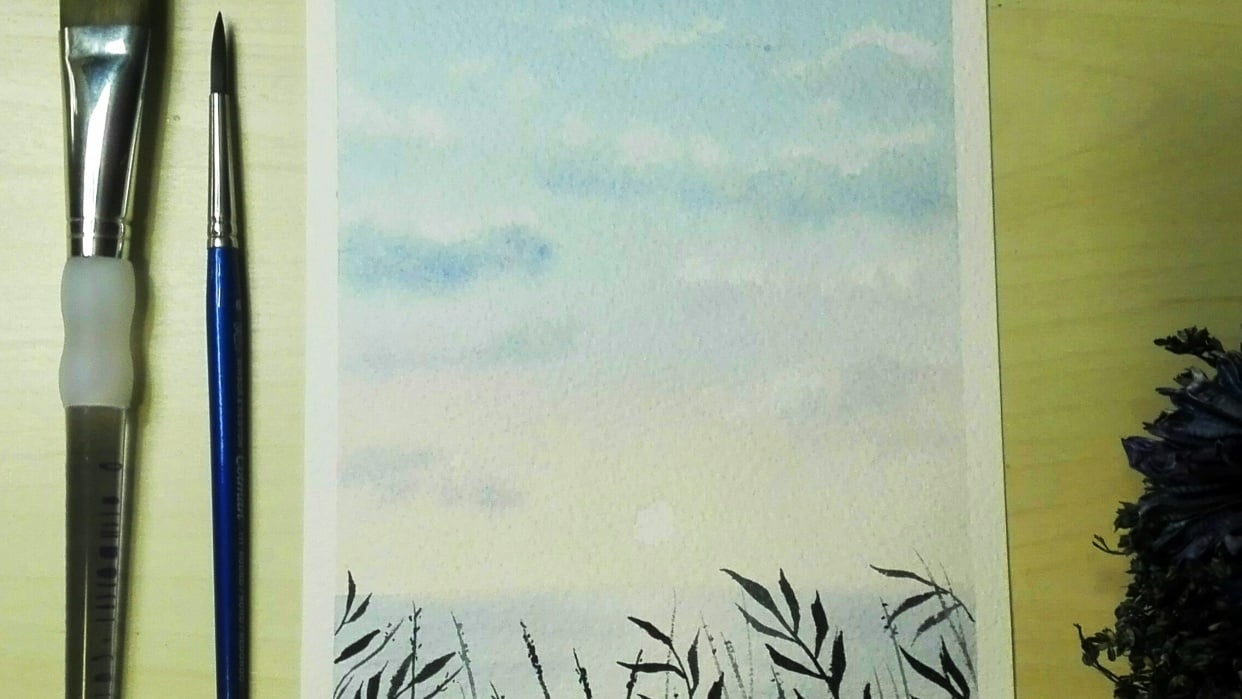 Little sunset - student project