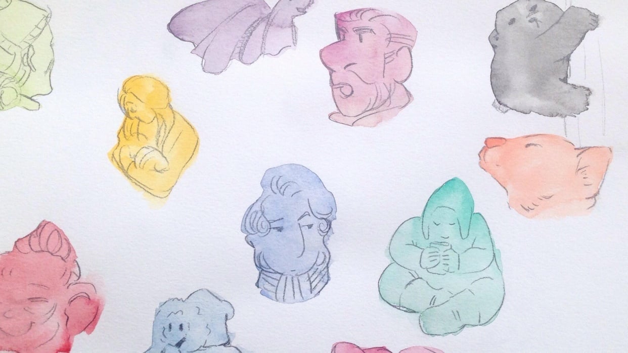 MissMarck's Morning Sketchbook - student project