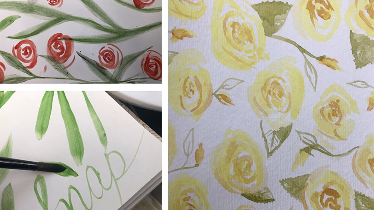 Small Brush Vs Large Brush - student project