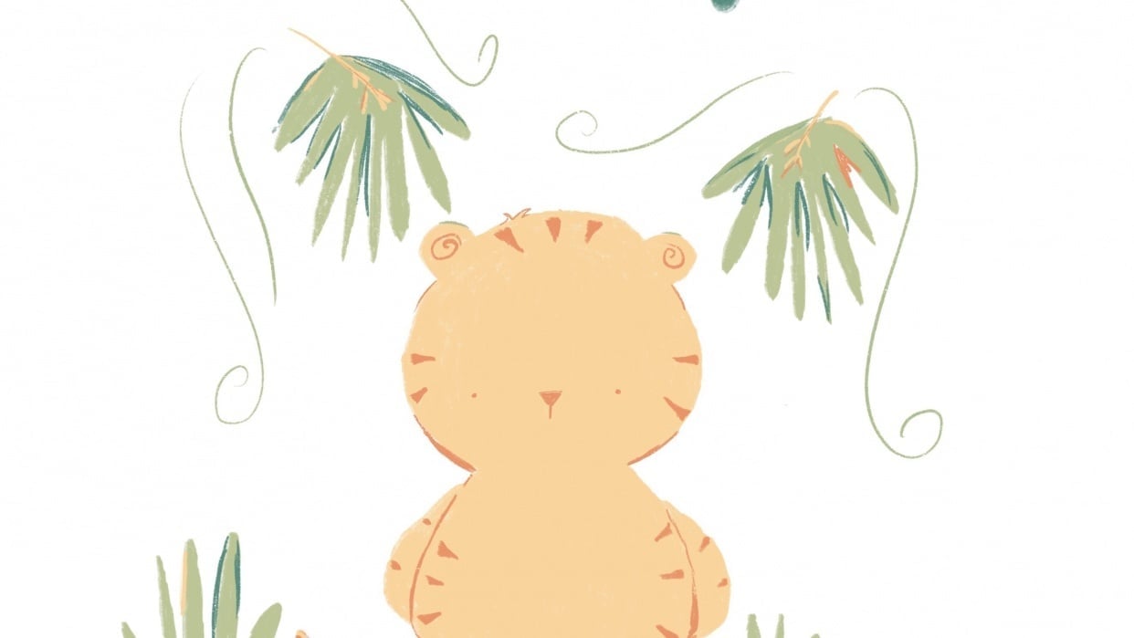 Tiger bear Illustration - student project
