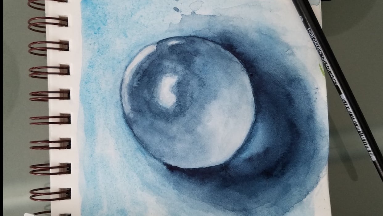 1st attempt at water drop - student project