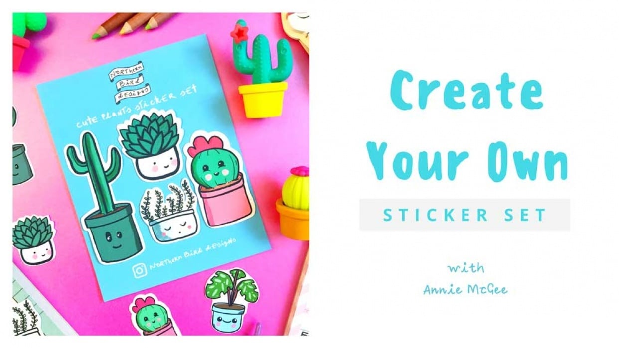 Create Your Own Sticker Set Skillshare Student Project