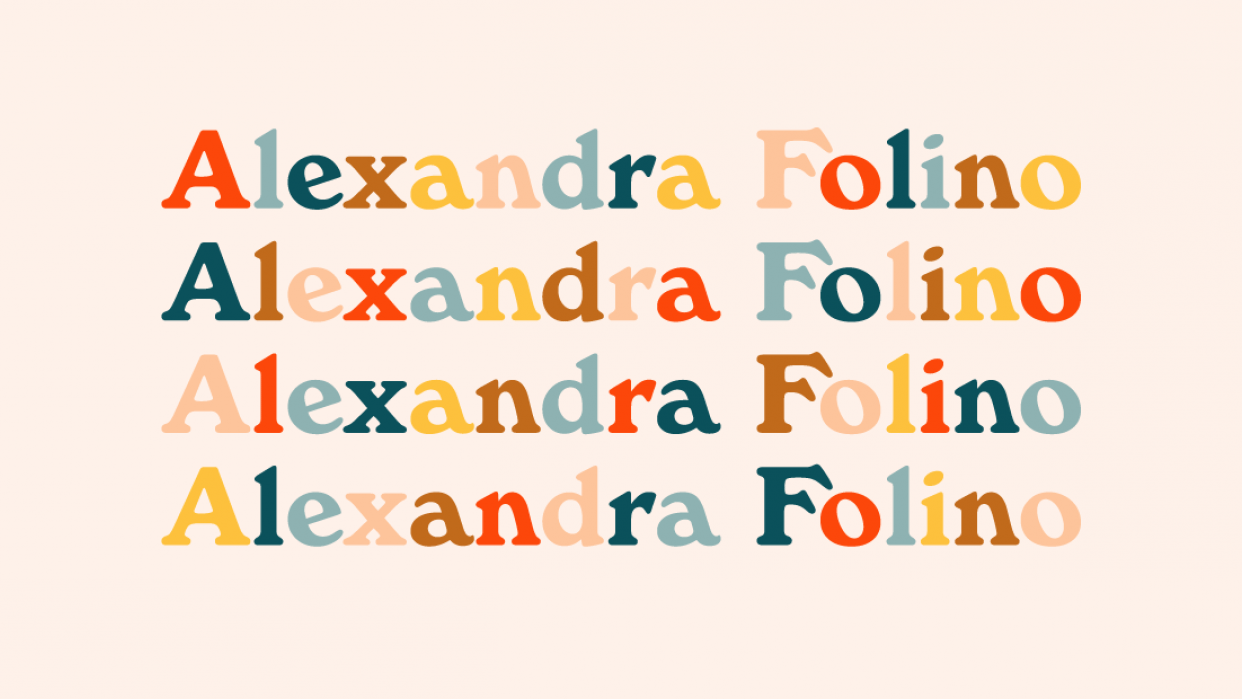 Alexandra Folino: Design Director, Illustrator, Artist - student project