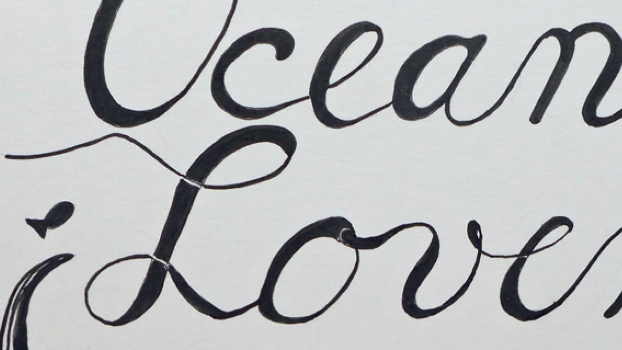 Hand Lettering - student project