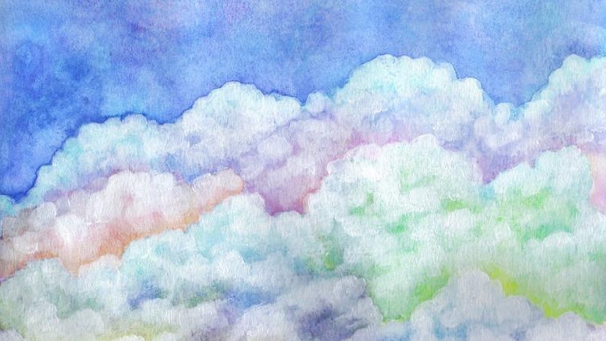 Iridescent clouds - student project