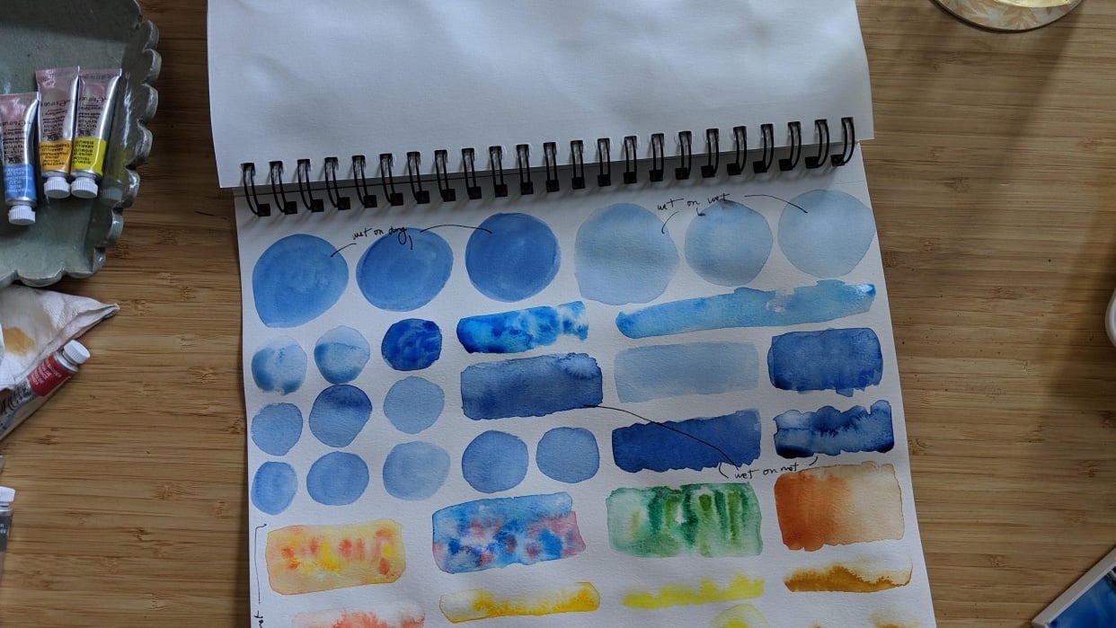 discount watercolors - student project