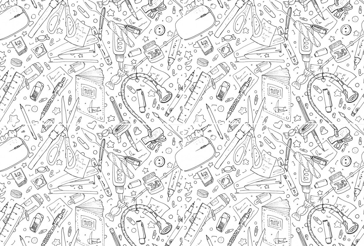 desk stuff pattern - student project