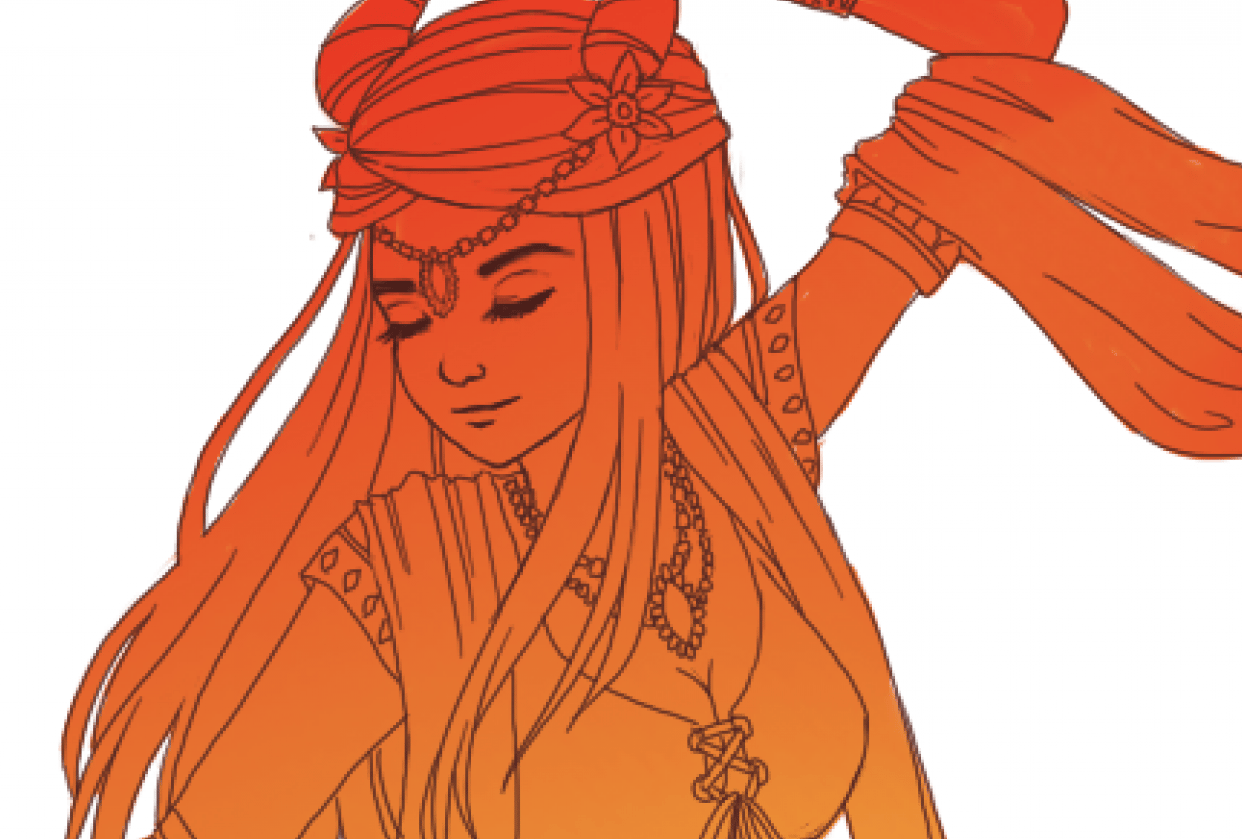 Character (plan to color after watching some more coloring vids!) - student project