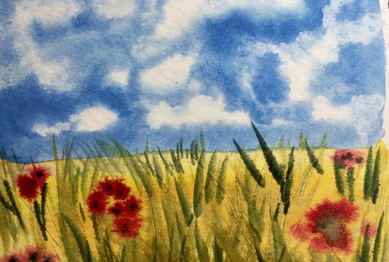 Watercolor practice - student project