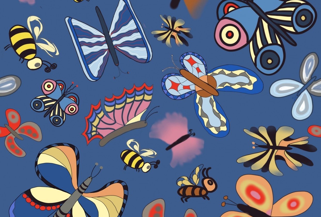 My amazing butterflies - student project