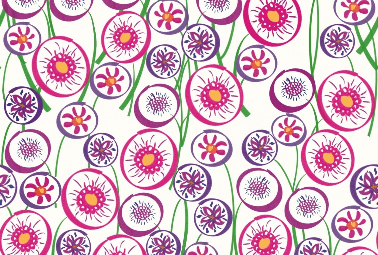 Floral patterns & Sketches - student project