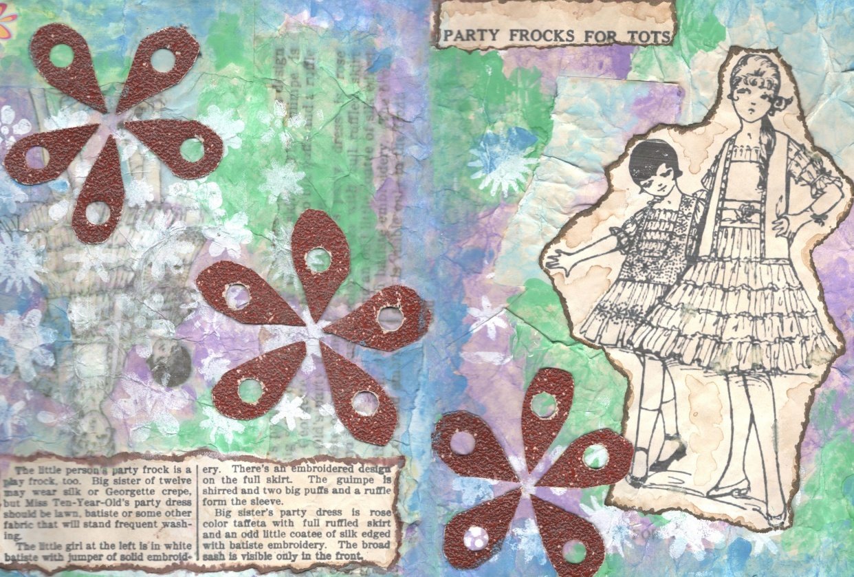 Vintage mixed media - student project