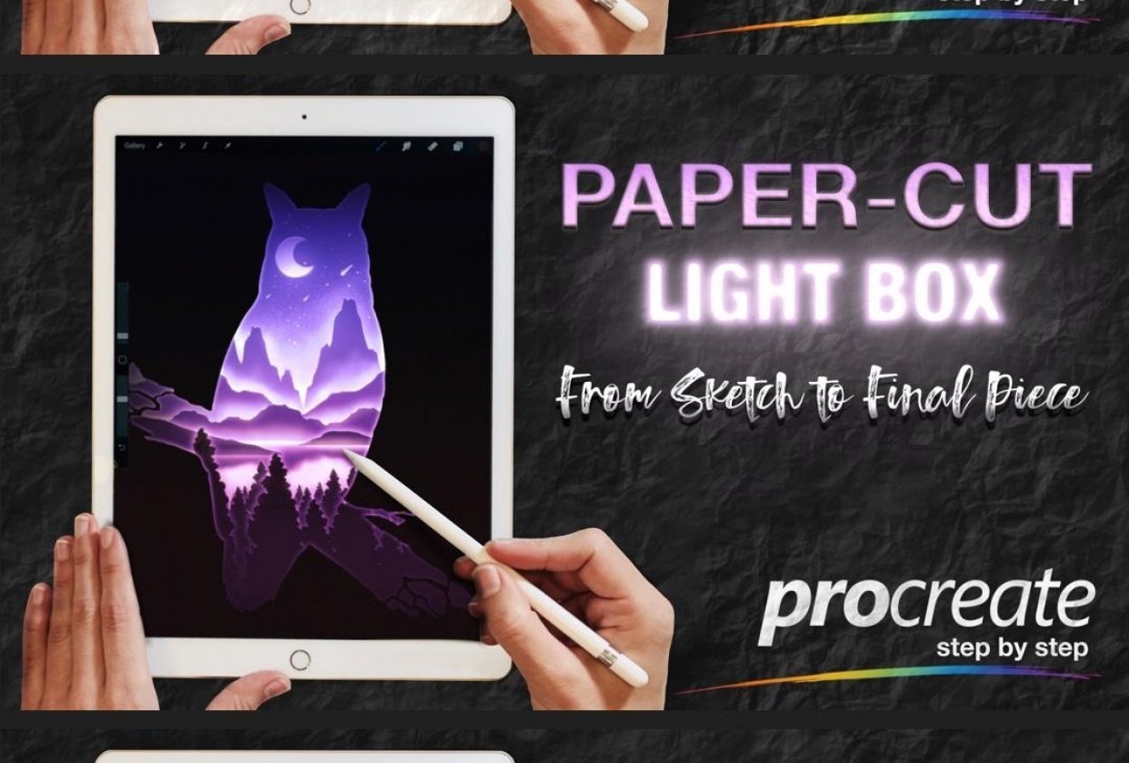 How to get a Paper Cut Effect in Procreate Skillshare Student Project